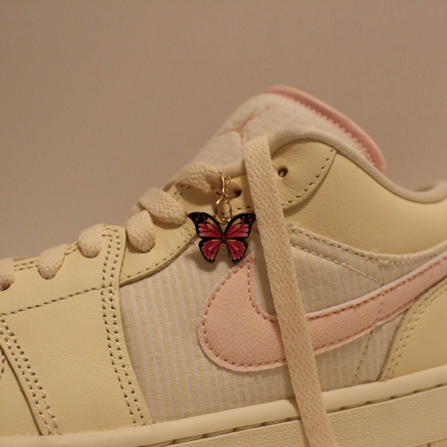 Pink Butterfly Charm