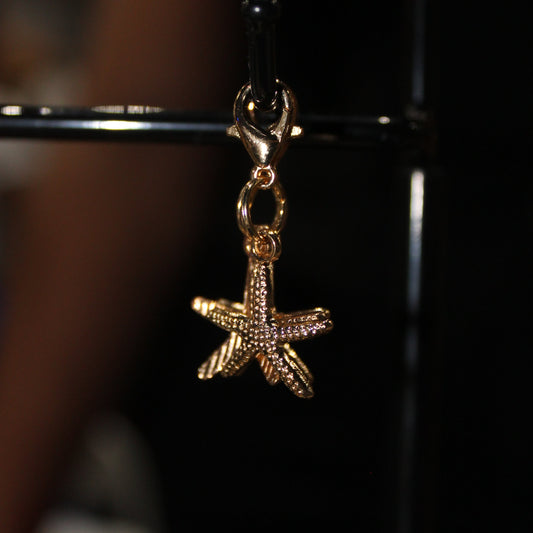 Golden Starfish Sneaker Pendant