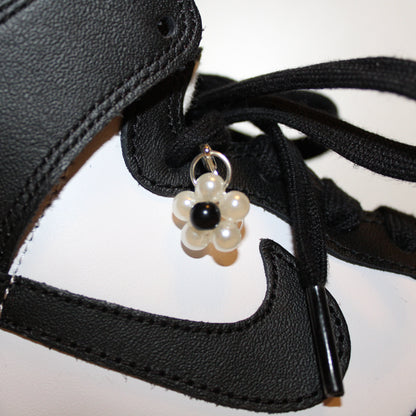 Mini Pearl Flower Sneaker Pendant