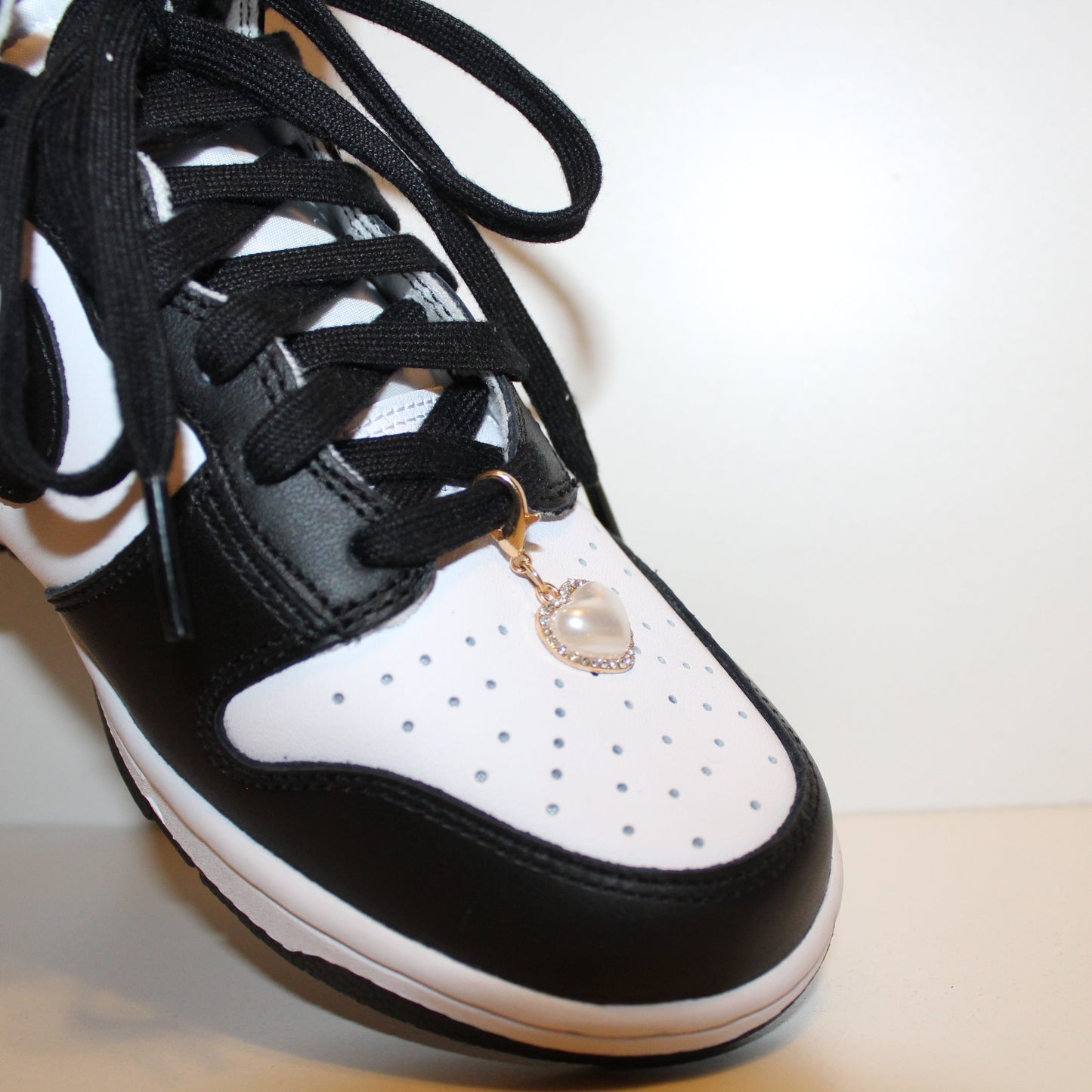 Diamond Heart Sneaker Pendant