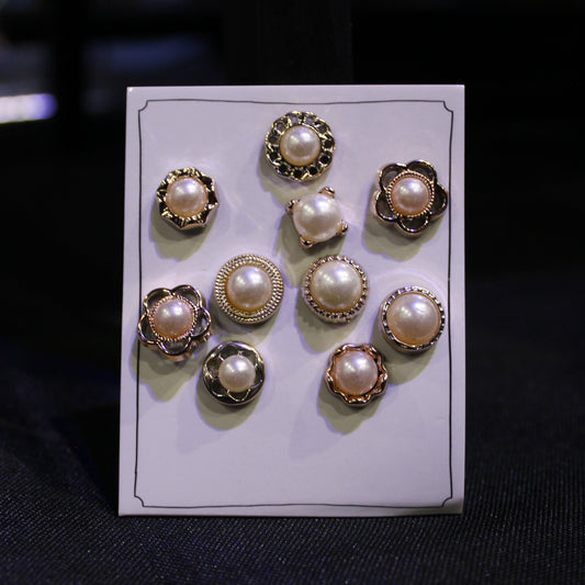 Pearl Shoelace Charm Set