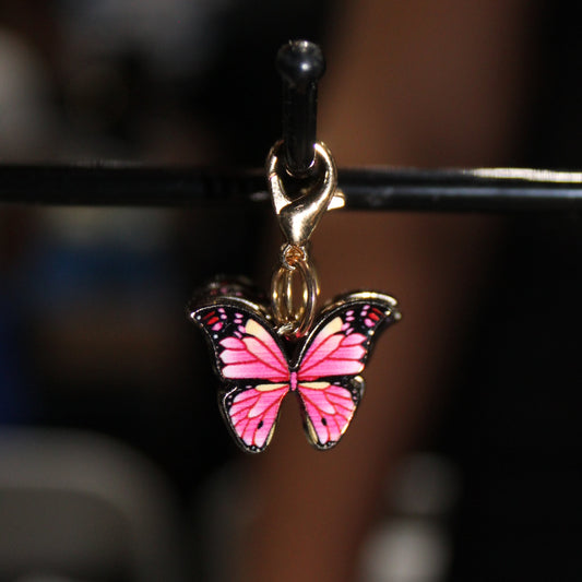 Purple Butterfly Sneaker Pendant