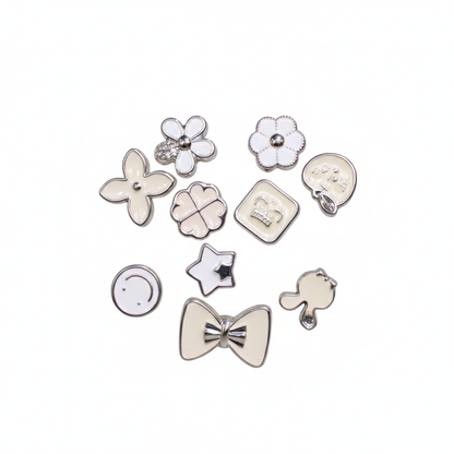 Creme Shoelace Charm Set